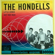 HONDELLS Little Honda / Hot Rod High (Mercury – MJF 129 219) Holland 1964 PS 45 (Surf) HONDELLS Little Honda / Hot Rod High (Mercury – MJF 129 219) Holland 1964 PS 45 (Surf)
